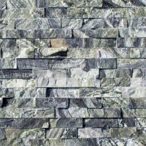 Black&Green Stacked Stone Ledger Panels