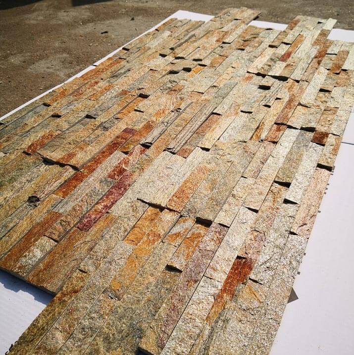 Rusty Quartzite Ledger Panels for Stylish Interiors Rusty quartzite ledger panels ideal for home decor