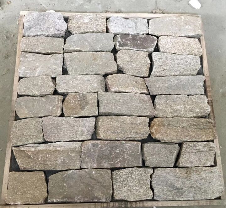 Natural Dry Stack Stone Wall A beautifully arranged dry stack stone wall in a natural setting.