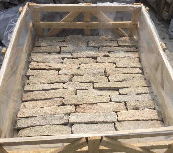 Natural Dry Stack Stone for Modern Designs A close-up view of rustic dry stack stone used in construction