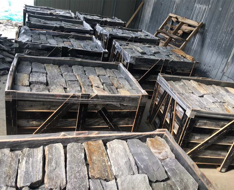 Dry Stack Stone for Landscape Design Natural dry stack stone for sale, ideal for landscaping projects.